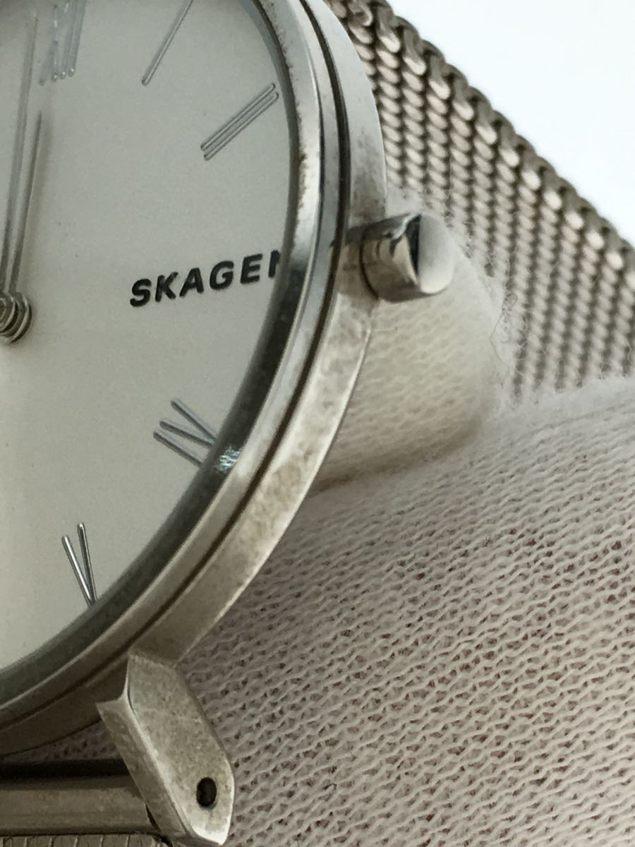 SKAGEN◆クォーツ腕時計/アナログ/ステンレス_画像7