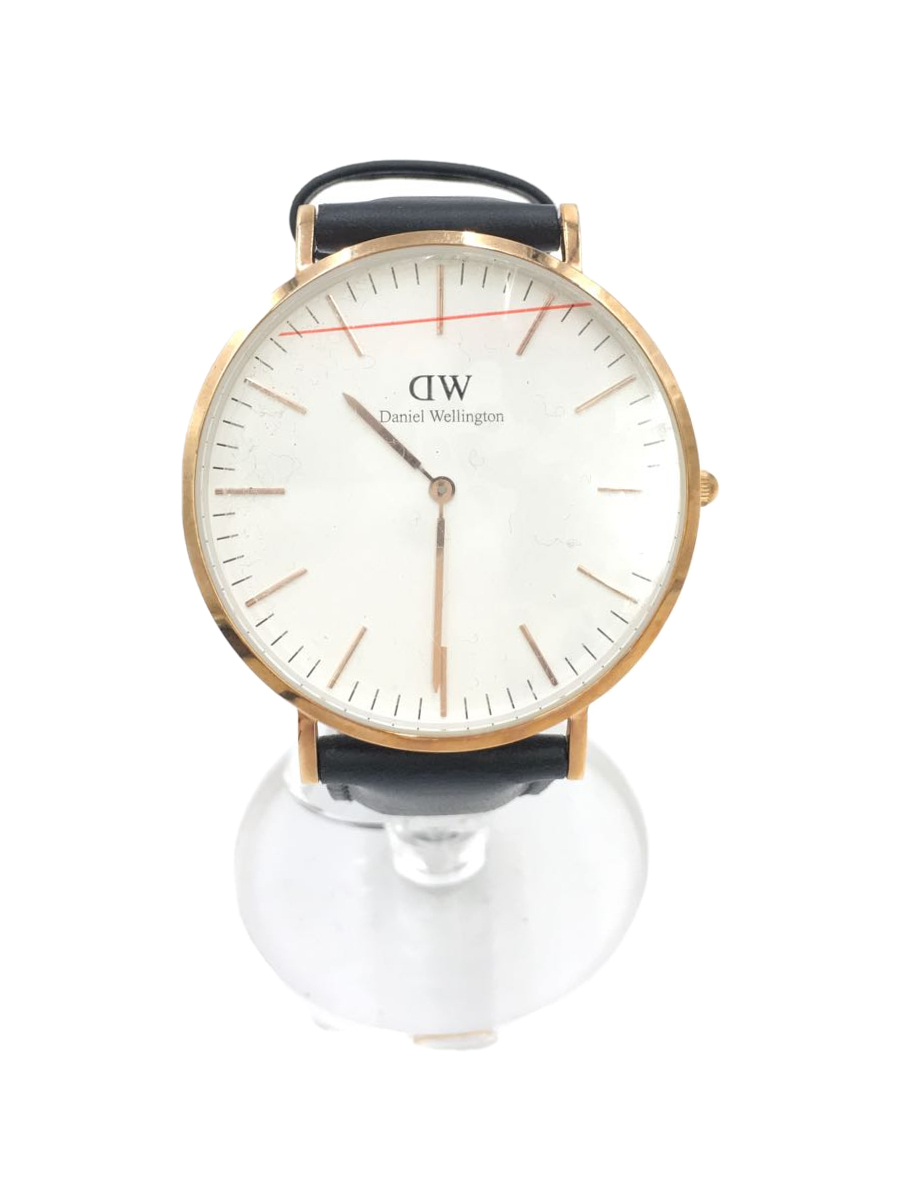 Daniel Wellington◆クォーツ腕時計/アナログ/レザー/0107DW