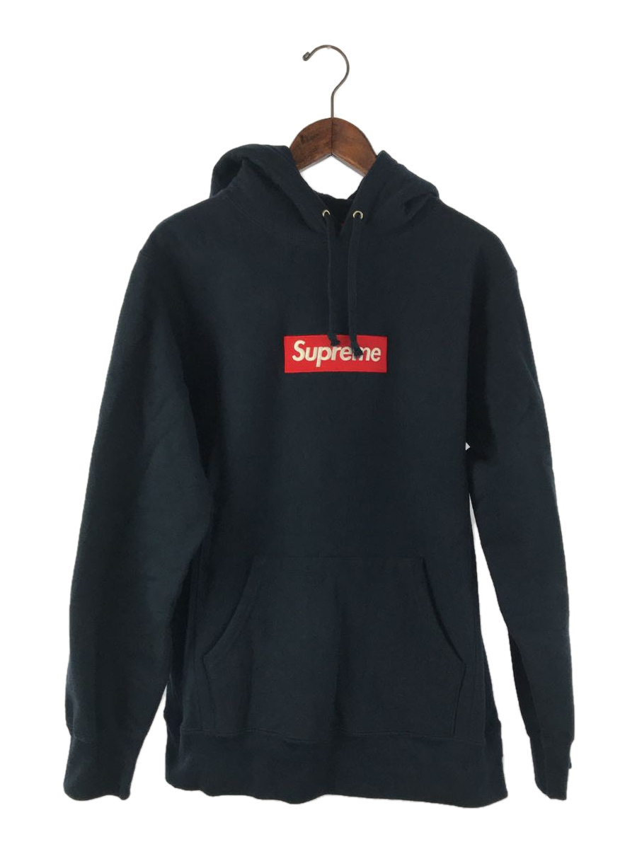 『3年保証』 Supreme◆21AW Box パーカー/L/コットン/NVY Sweatshirt Hooded Logo Lサイズ