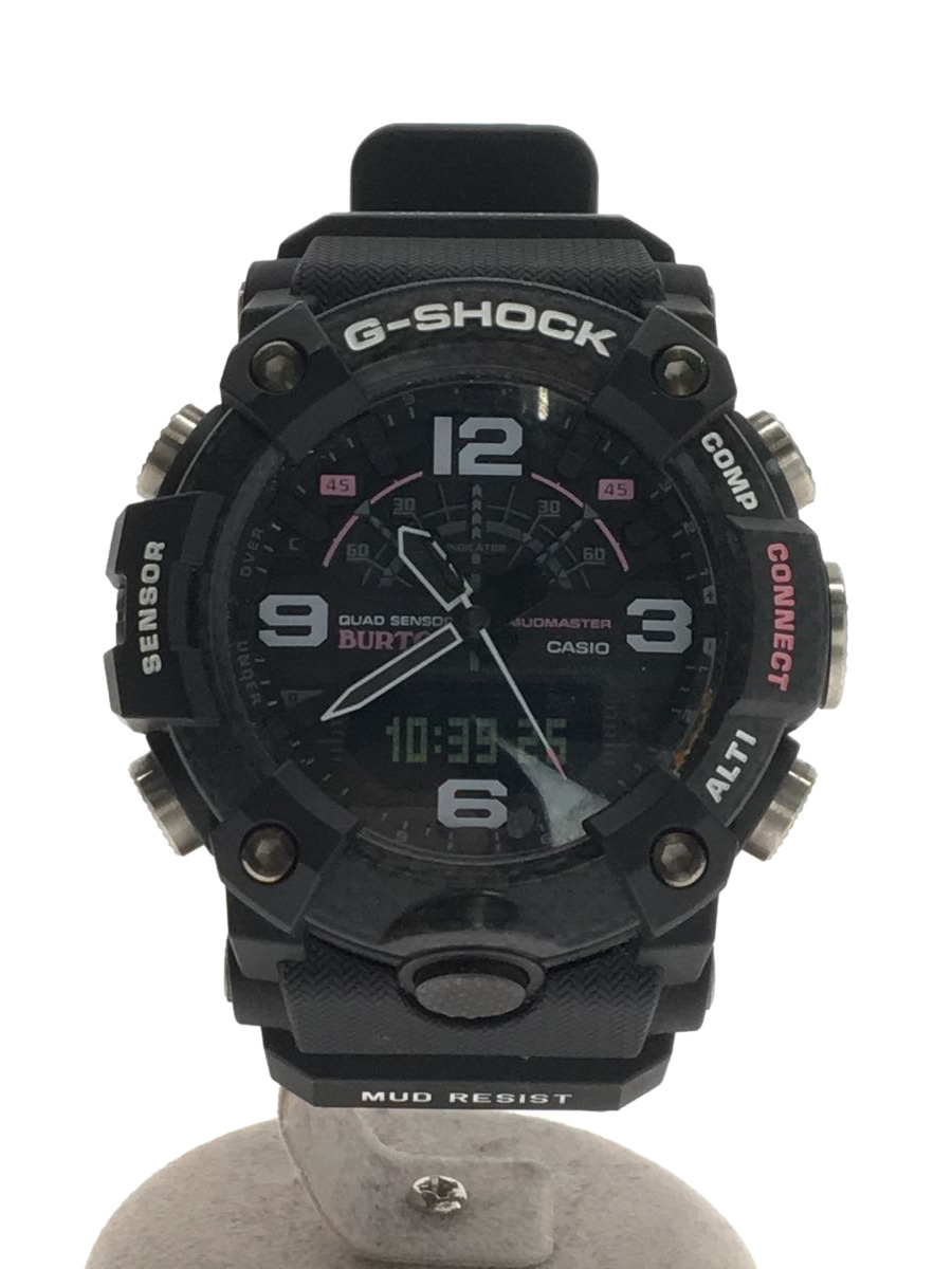 一番の CASIO◇MUDMASTER/クォーツ腕時計_G-SHOCK/デジタル/ラバー/BLK