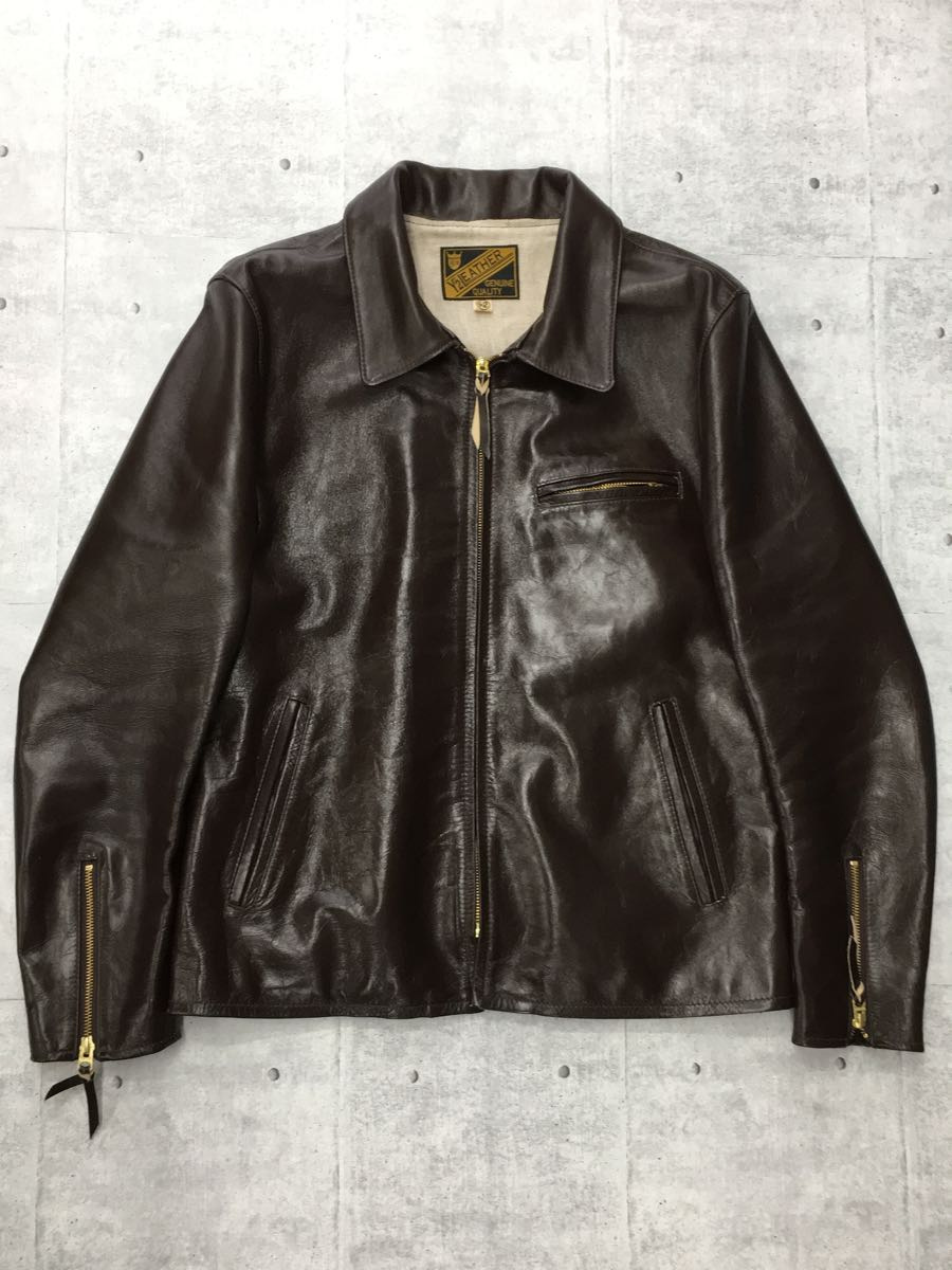 人気特価激安 LEATHER◇VINTAGE Y'2 HORSE JACKET/42/馬革/ブラウン/PR