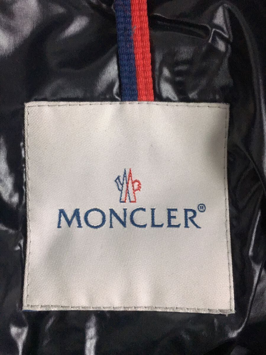MONCLER◇ダウンジャケット/1/ナイロン/ブラック/ワッペン/コミック