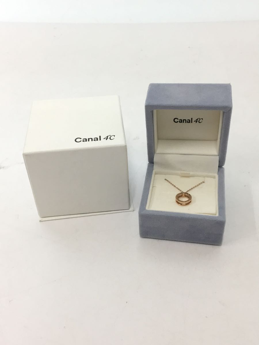 4℃ ネックレス/SILVER/GLD/トップ有/レディース