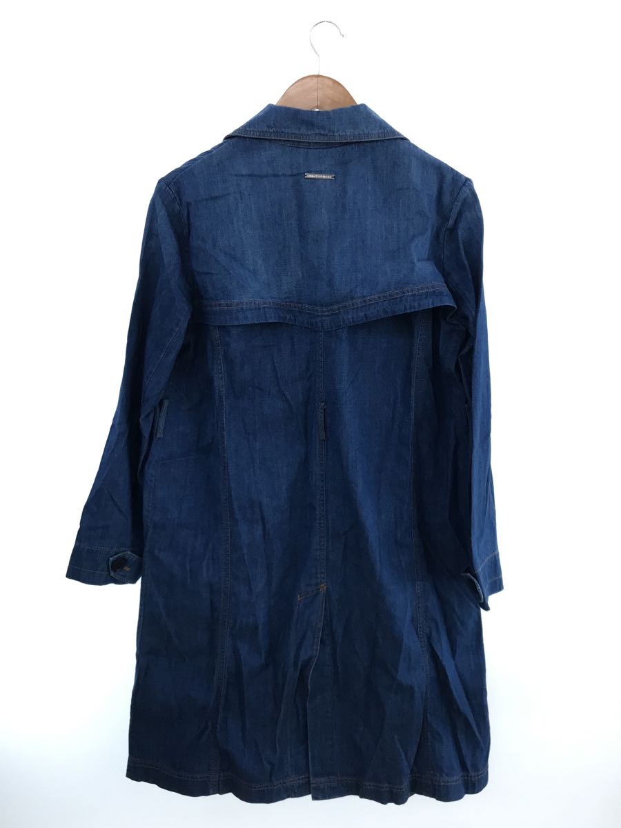 ARMANI EXCHANGE◇トレンチコート S デニム BLU ベルト欠品 コート