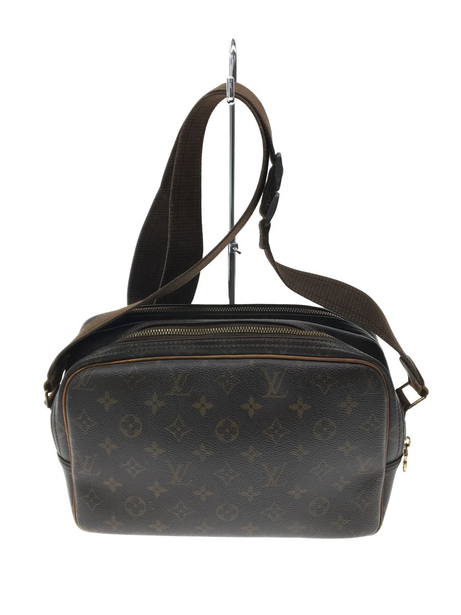 正規 LOUIS VUITTON◆リポーターPM_モノグラム_BRW/PVC/BRW/総柄