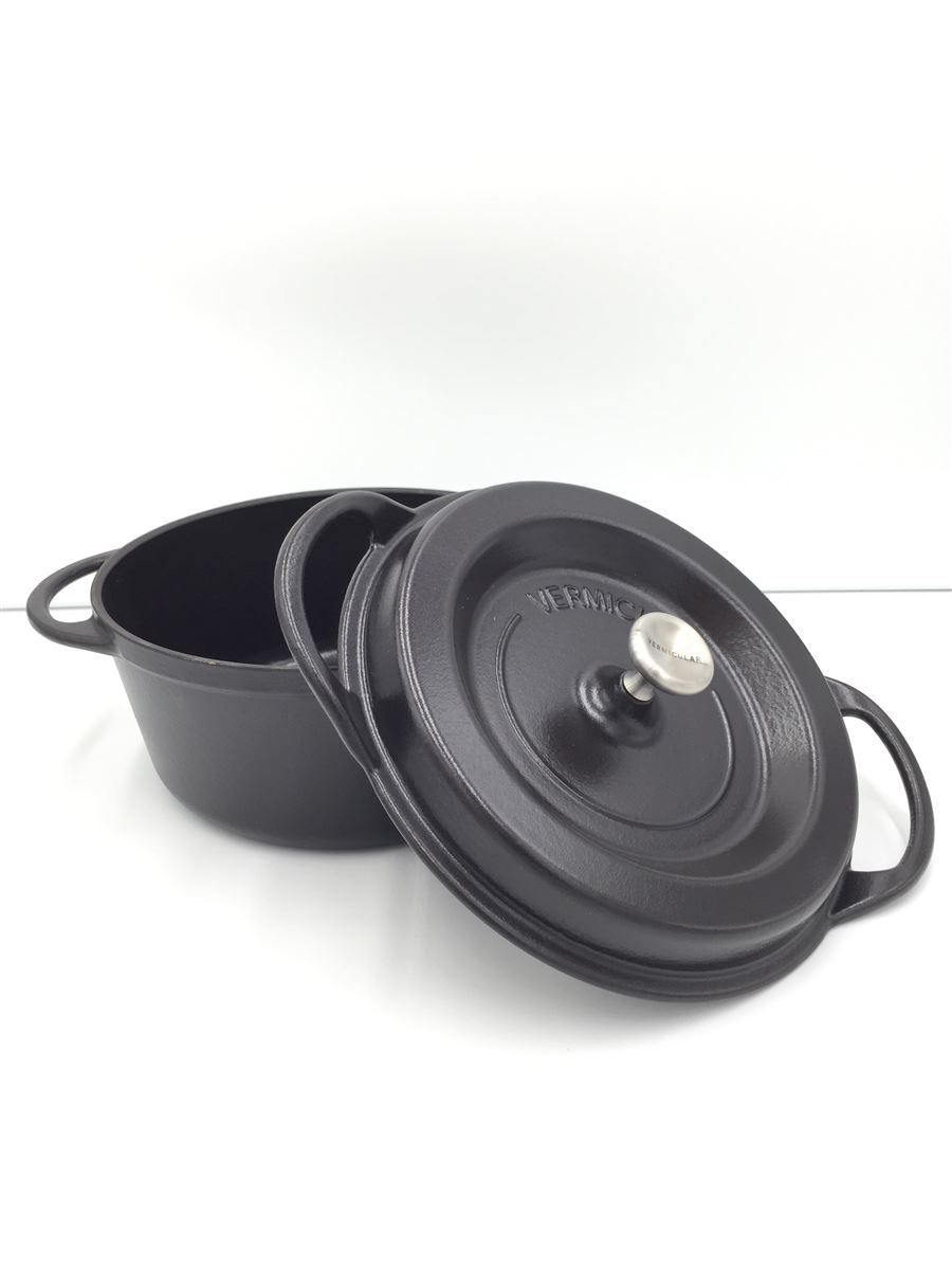 Yahoo!オークション - Vermicular 鍋/容量 3.5L/サイズ 22cm/BLK Yahoo!オークション - Vermicular 鍋/容量 3.5L/サイズ 22cm/BLK