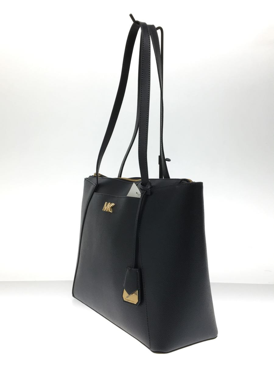 MICHAEL KORS◆トートバッグ/レザー/NVY/無地/30S8GN2T2L_画像2