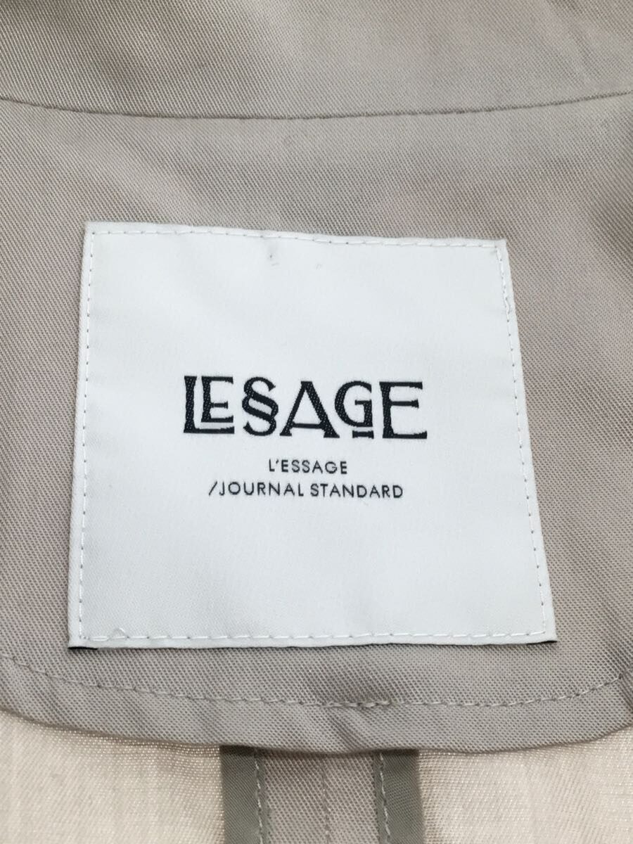 JOURNAL STANDARD L’essage◆ジャーナルスタンダードレサージュ/ツイストロングジャケット/リヨセル/BEG/無地/_画像3