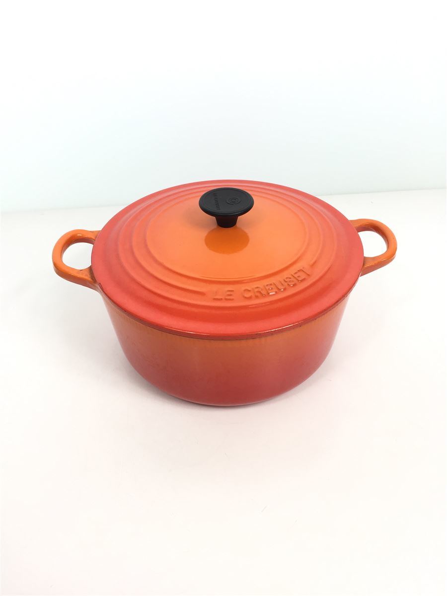 ヤフオク! - LE CREUSET◇鍋/サイズ:22cm/ORN/ルクル...