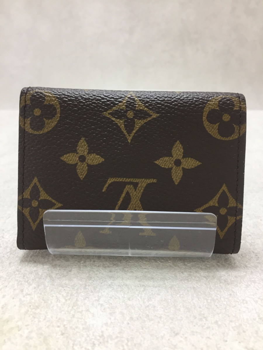 LOUIS VUITTON◆ルイヴィトン/3つ折り財布/ブラウン/総柄_画像2