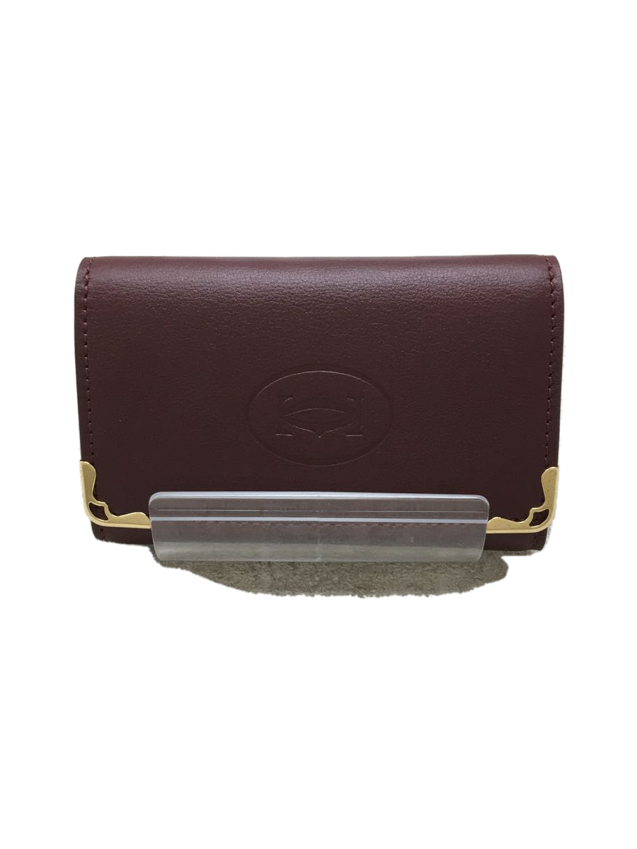 CRL3001358 - 6-Key Key Ring, Must de Cartier - Burgundy calfskin