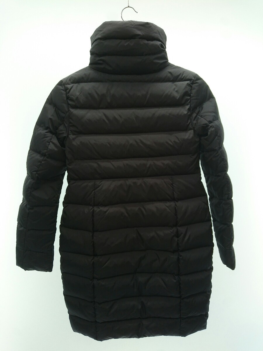 MONCLER◆ロングダウンジャケット/ナイロン/グレー/size00/g32-003/レディース_画像2