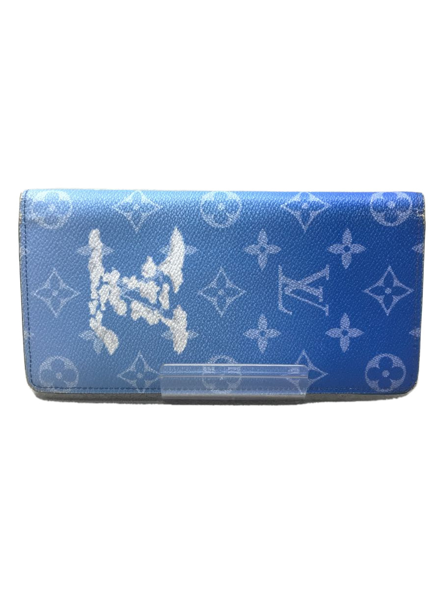 LOUIS VUITTON◆長財布/PVC/BLU/モノグラム_画像1