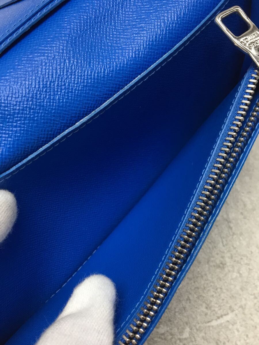 LOUIS VUITTON◆長財布/PVC/BLU/モノグラム_画像6