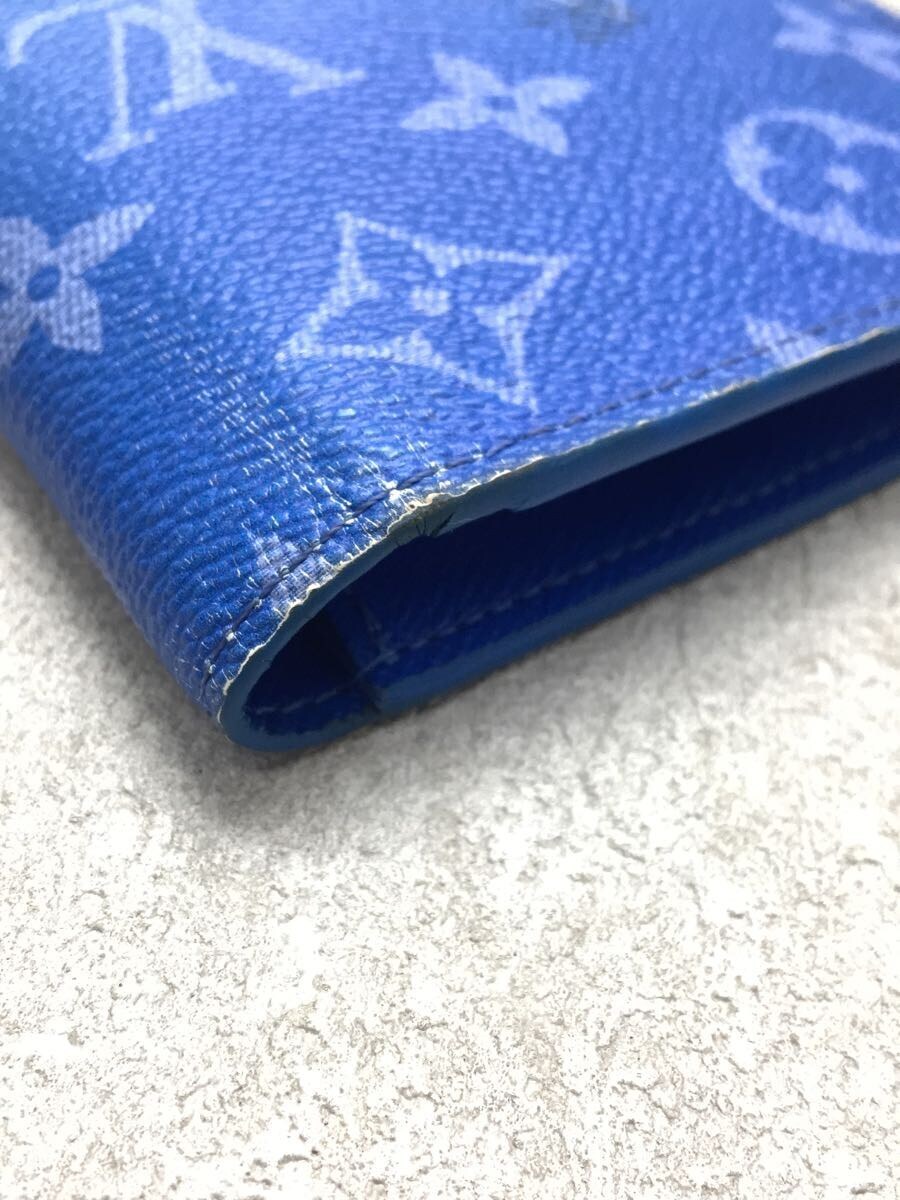 LOUIS VUITTON◆長財布/PVC/BLU/モノグラム_画像7