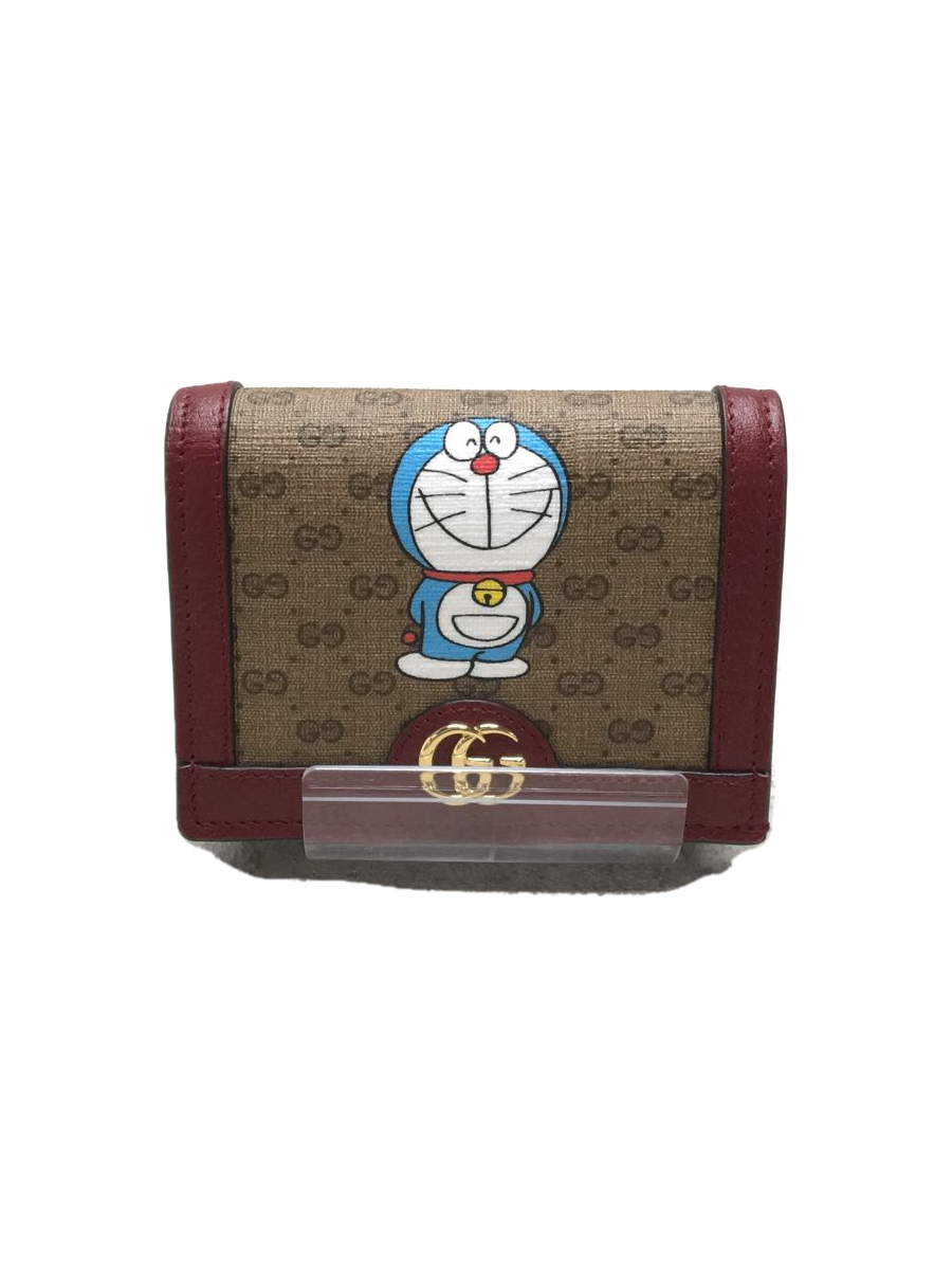 冬バーゲン☆】 GUCCI◇2つ折り財布/PVC/BRW/総柄/647788 2TWAG 8580