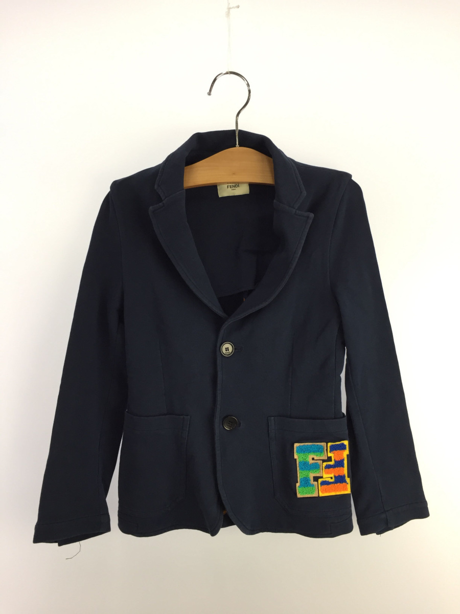 FENDI* tailored jacket /120cm/ хлопок /NVY/ одноцветный / Fendi 