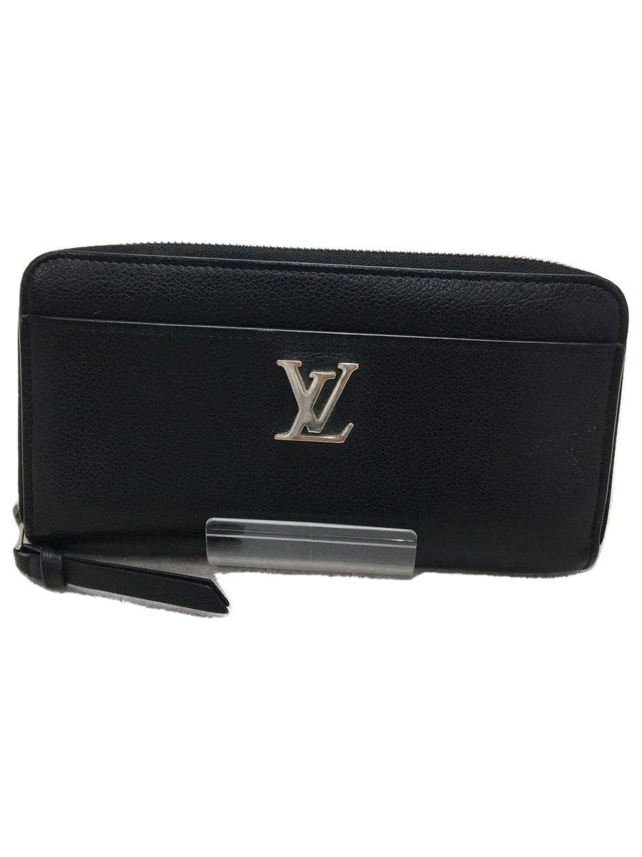 LOUIS VUITTON◆ジッピー・ロックミー_ノワール/牛革/BLK/UB0139/ルイヴィトン
