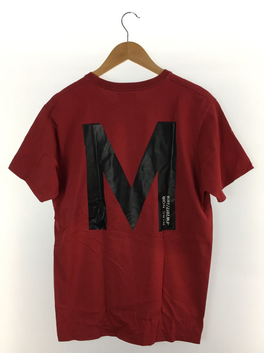 M+RC NOIR◆マルシェノア BIG M T-SHIRT/Tシャツ/M/コットン/RED/腹部シミ有_画像2