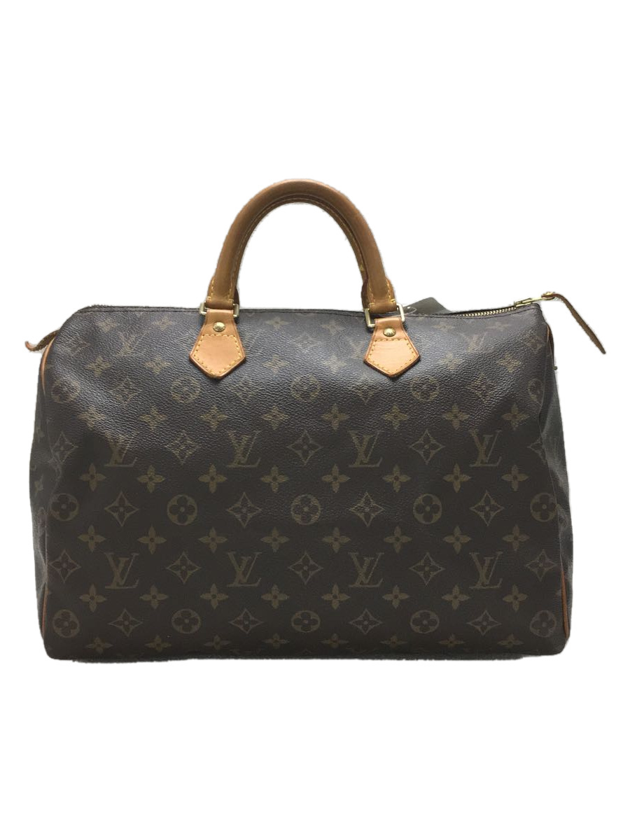 LOUIS VUITTON◆スピーディ35/M41524/ボストンバッグ/PVC/BRW/モノグラム/ルイヴィトン_画像1