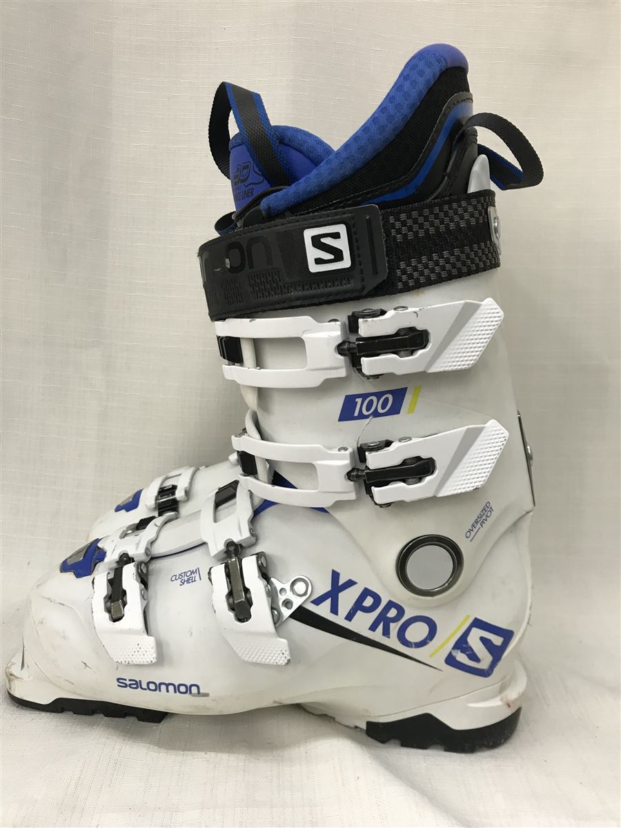 salomon◆X PRO 100/18-19モデル/スキーブーツ/25-25.5cm/WHT/アダルト/296mm_画像2