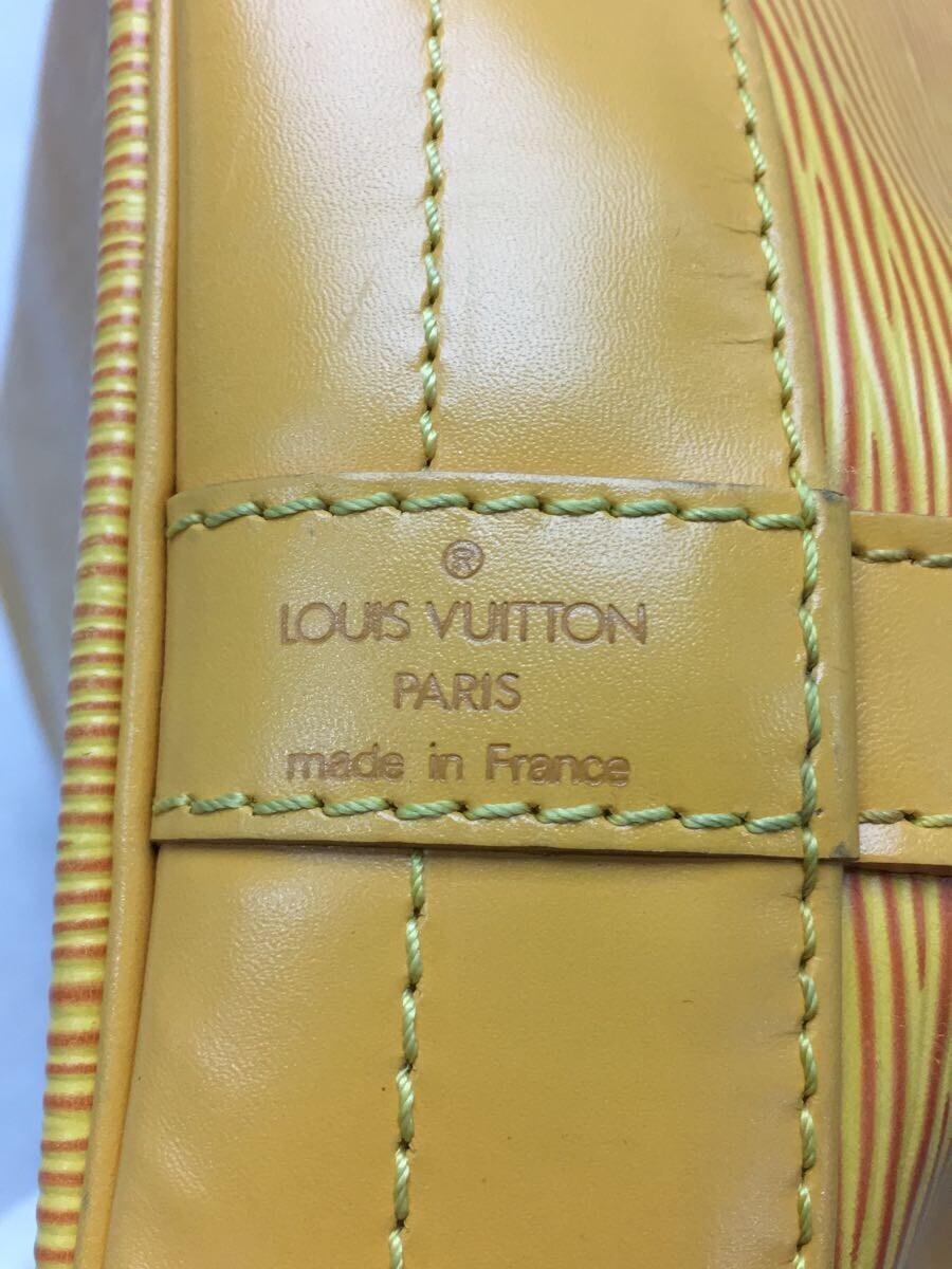 LOUIS VUITTON◆ノエ_エピ_タッシリイエロー/レザー/ORG/M44009/角擦れ/パイピング割れ/汚れ有_画像3