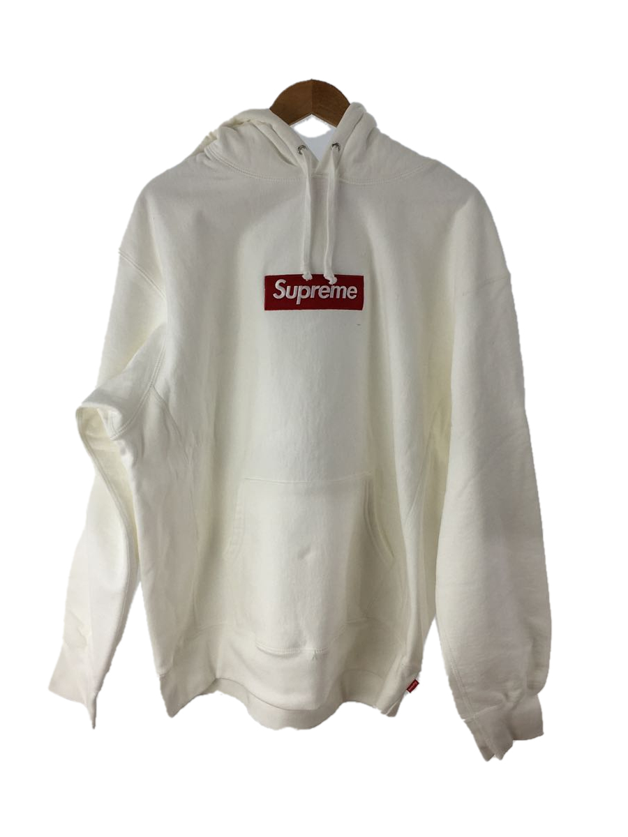 Supreme◆21AW Box Logo Hooded Sweatshirt/パーカー/XL/コットン/WHT