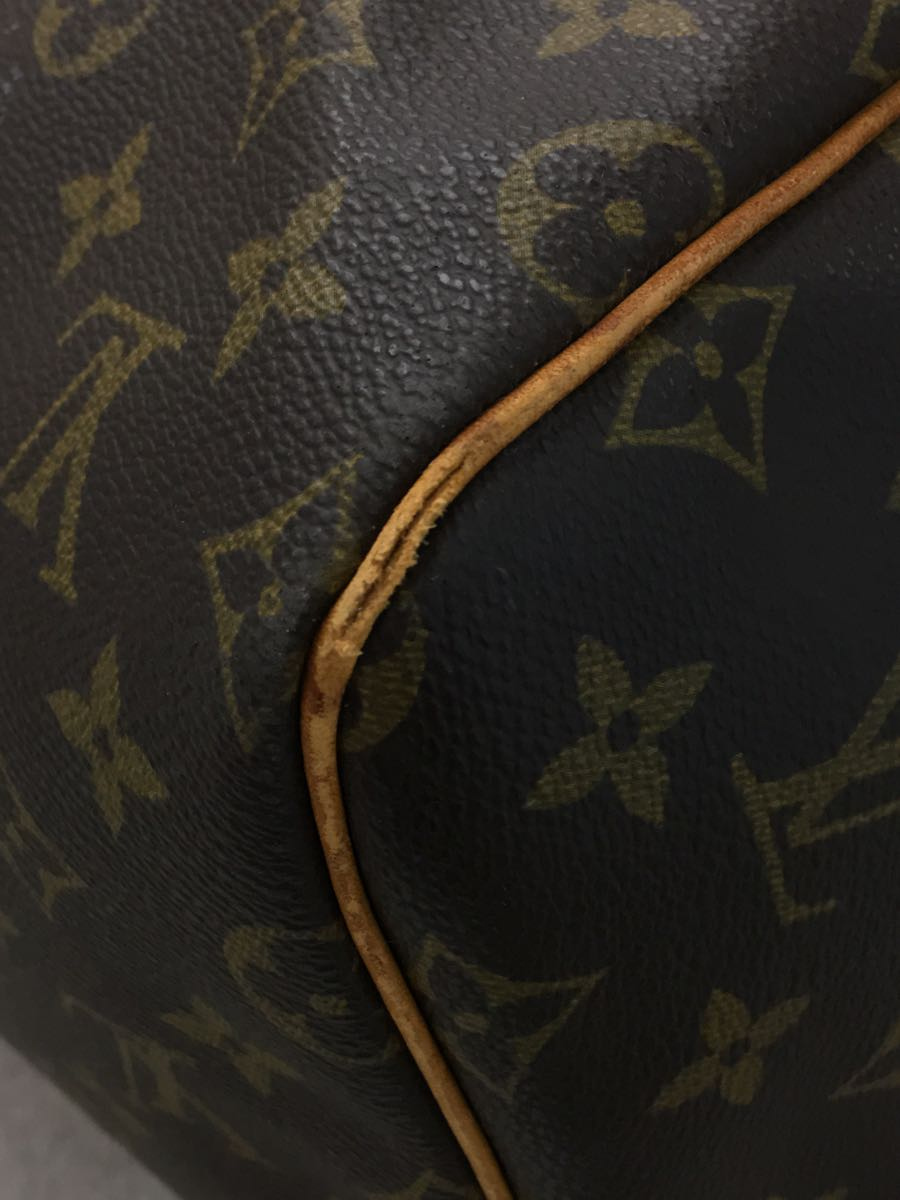 LOUIS VUITTON◆キーポル55_モノグラムキャンバス/PVC/BRW_画像7