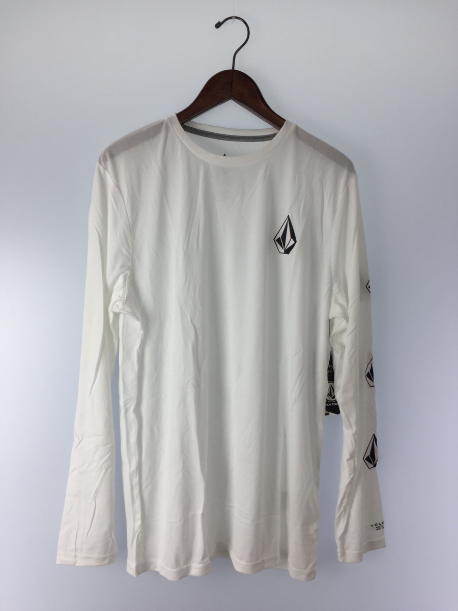 VOLCOM◆Deadly Stones L/S WHT L_画像1