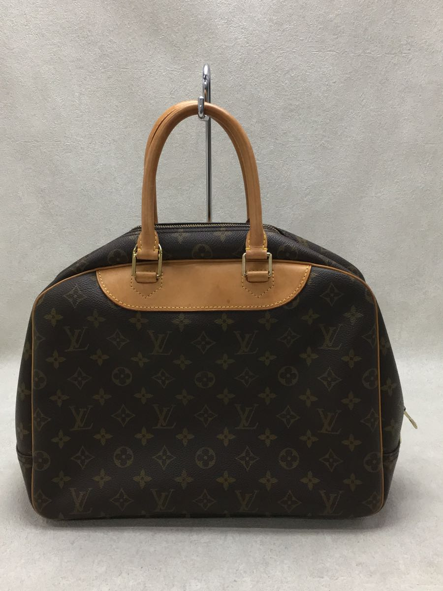 LOUIS VUITTON◆ドーヴィル_モノグラムキャンバス/ハンドバッグ/PVC/BRW/総柄/M47270/ルイヴィトン_画像4