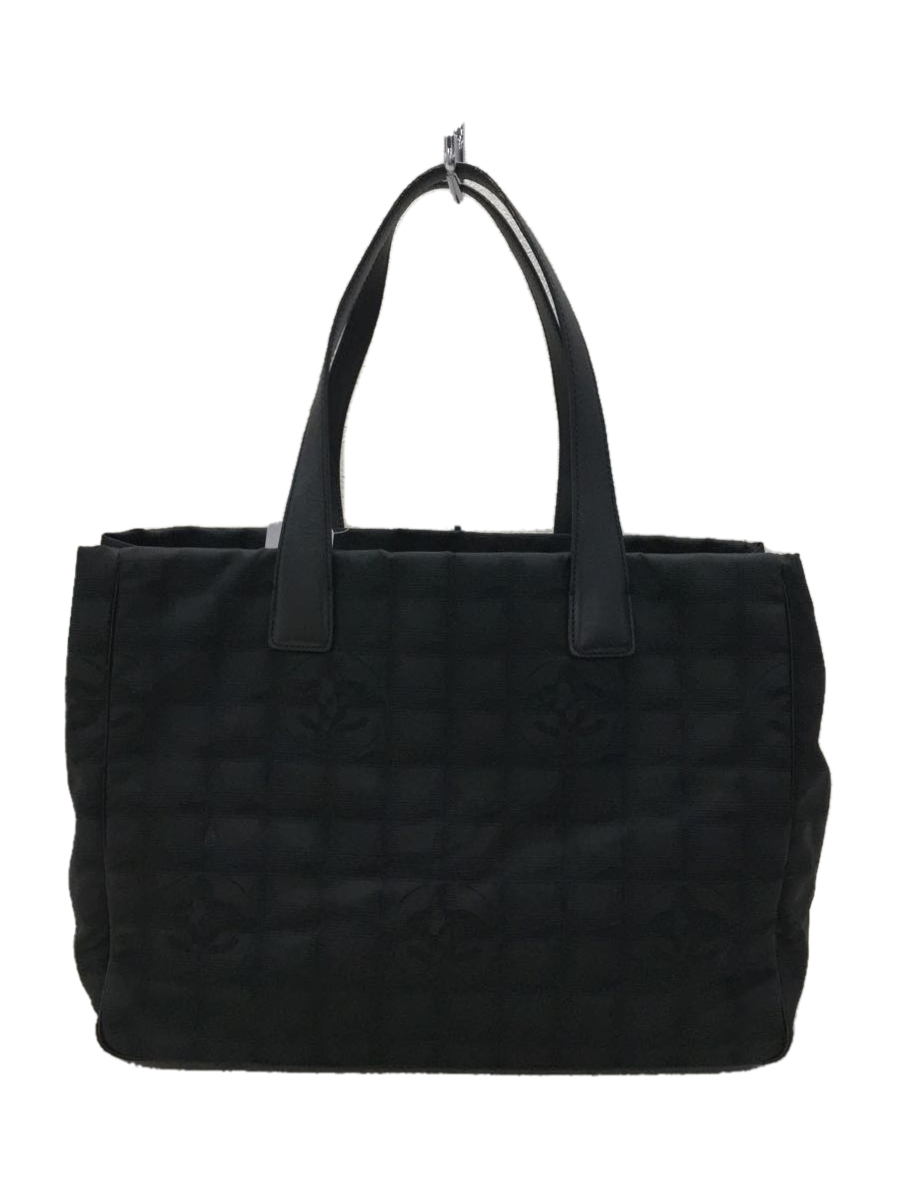 CHANEL◆トートバッグ[仕入]/ナイロン/BLK/総柄