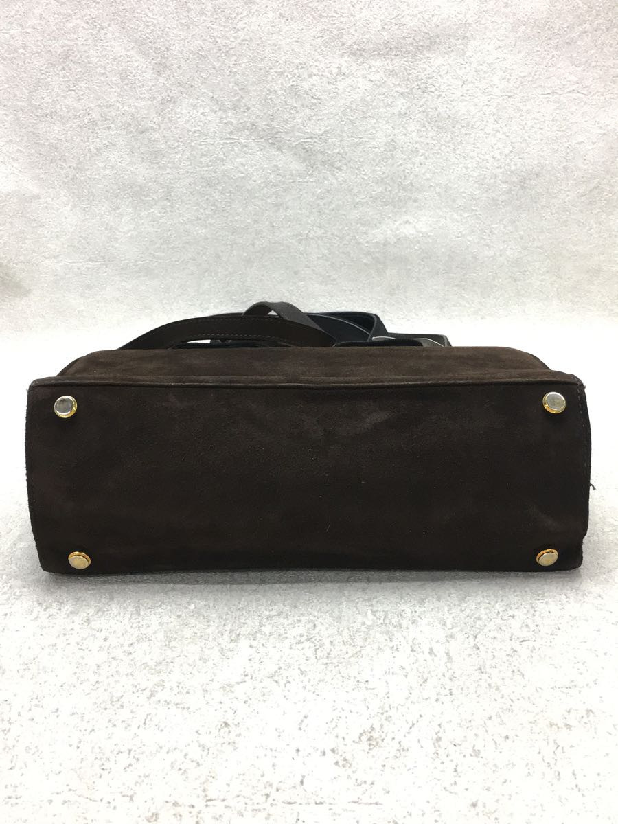 Salvatore Ferragamo◇ヴァラリボン2WAYハンドバッグ/スウェード