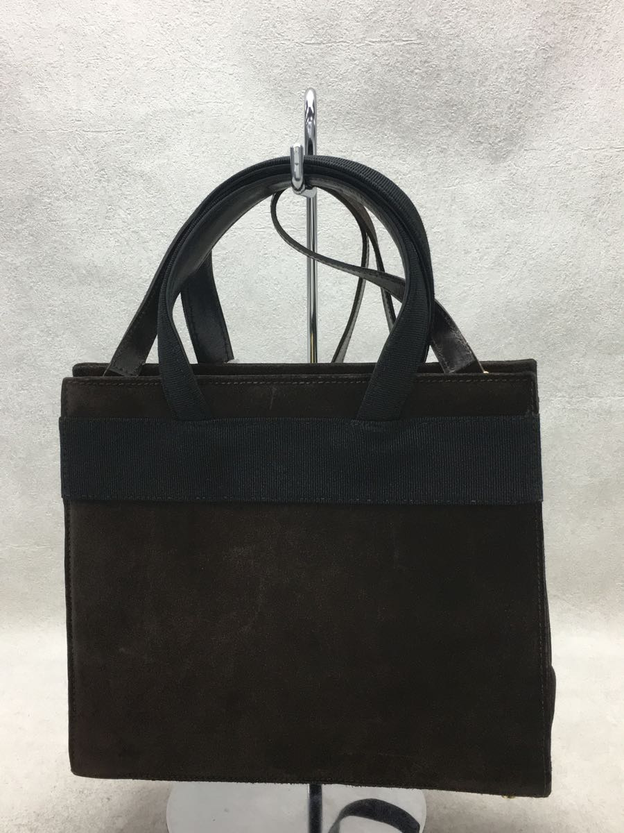 Salvatore Ferragamo◇ヴァラリボン2WAYハンドバッグ/スウェード