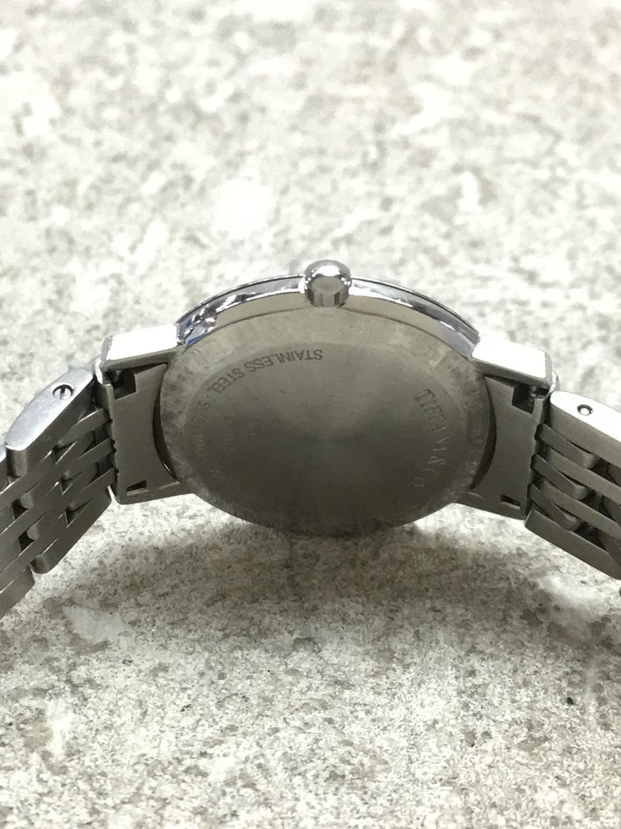 TIFFANY&Co.* кварц наручные часы / аналог / нержавеющая сталь / серебряный /SS/L151