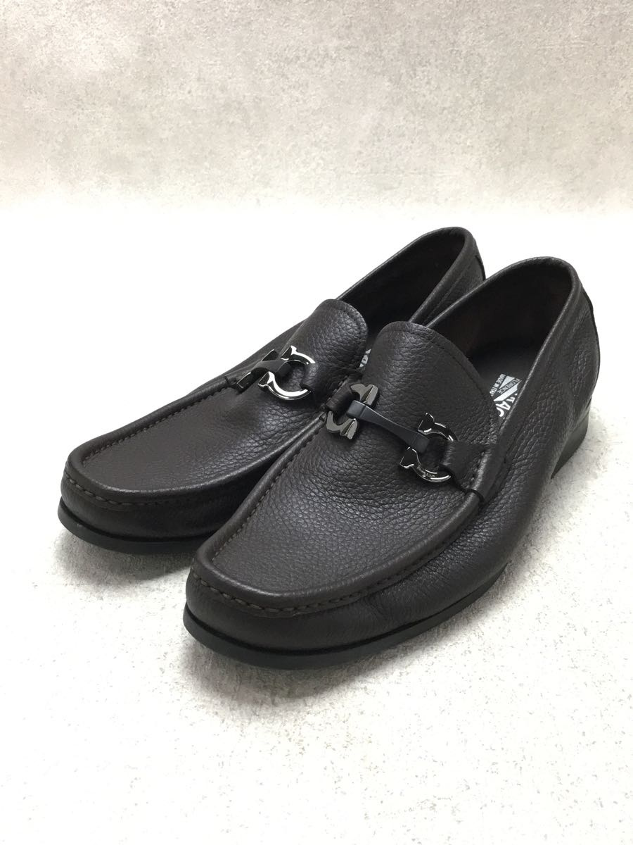 Salvatore Ferragamo◆ローファー/US8.5/BRW/レザーの画像2