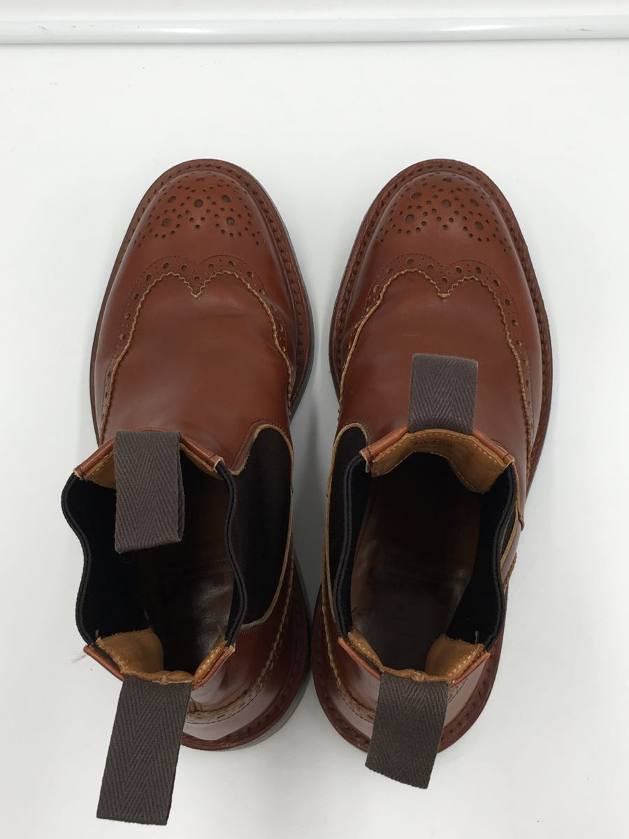 Tricker’s◆サイドゴアブーツ/UK7.5/BRW/レザー/M2754_画像3