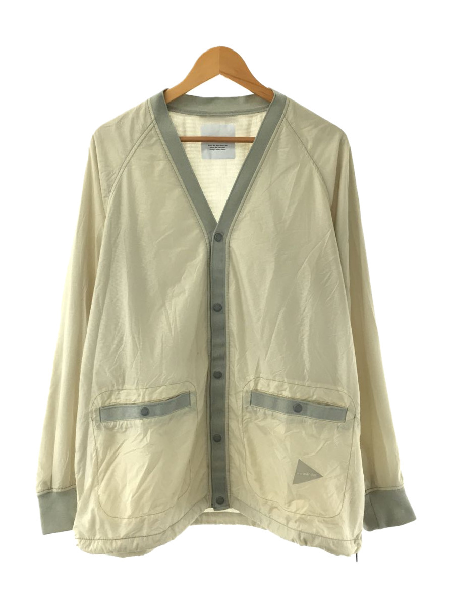 and wander◆COVERED RIP CARDIGAN/574-2184022/カーディガン(薄手)/5/ナイロン