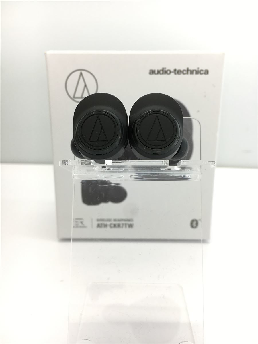 audio-technica◆イヤホン・ヘッドホン Sound Reality ATH-CKR7TW BK [ブラック]