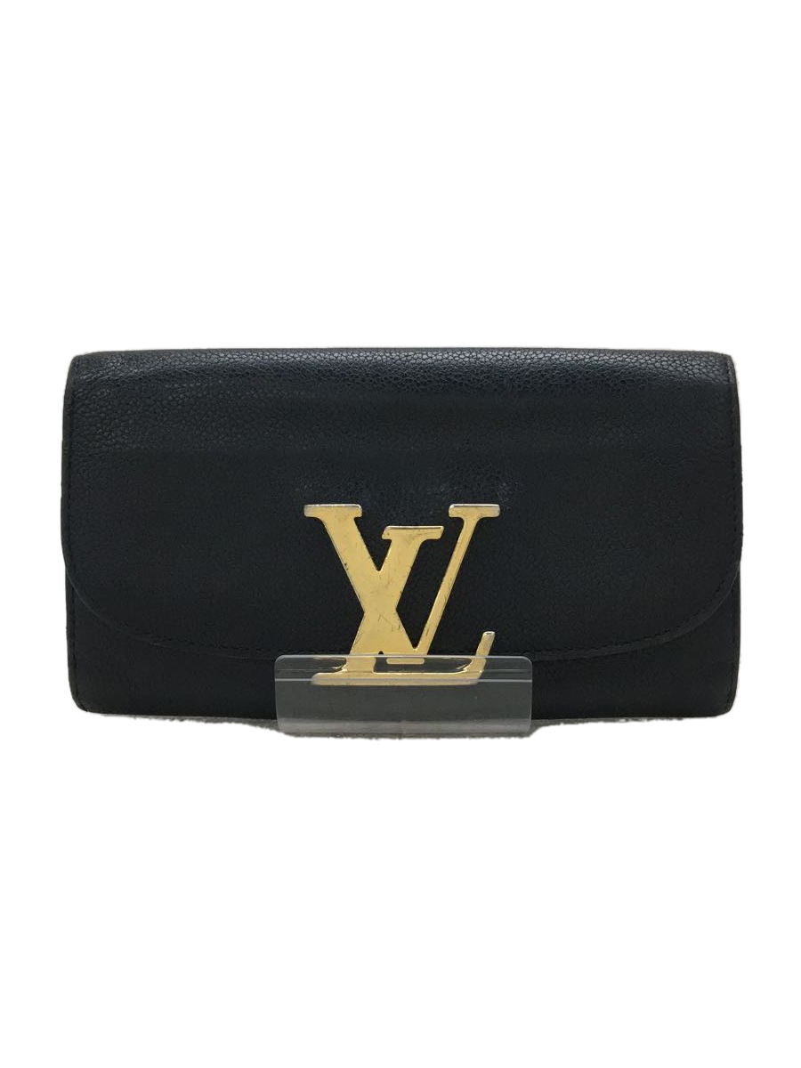 LOUIS VUITTON◇ポルト・フォイユ・ヴィヴィエンヌ_パルナセア_BLK
