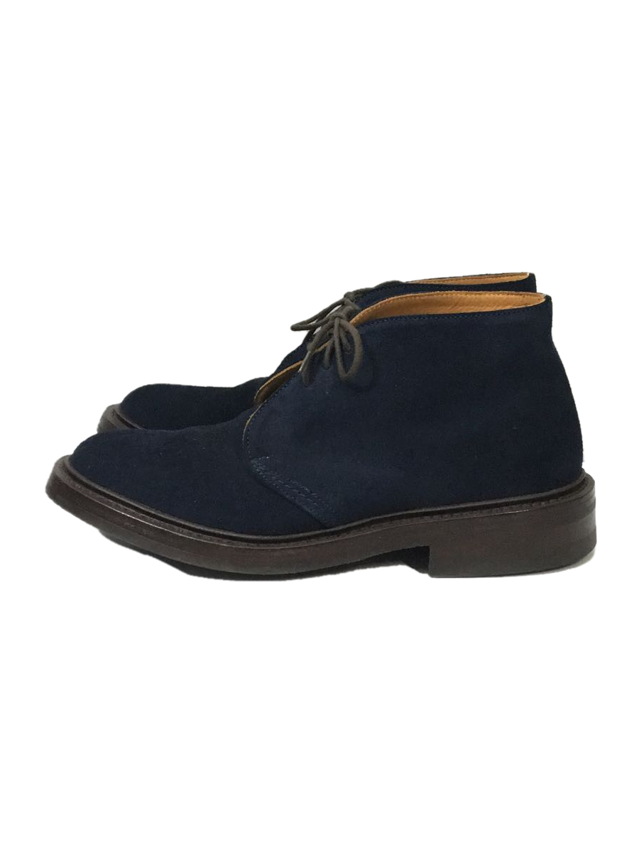 正規通販 Tricker's◇チャッカブーツ/UK7/NVY 26.0cm