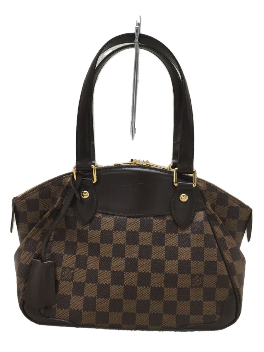 LOUIS VUITTON◇ヴェローナPM_ダミエ・エベヌ_BRW/PVC/ブラウン www