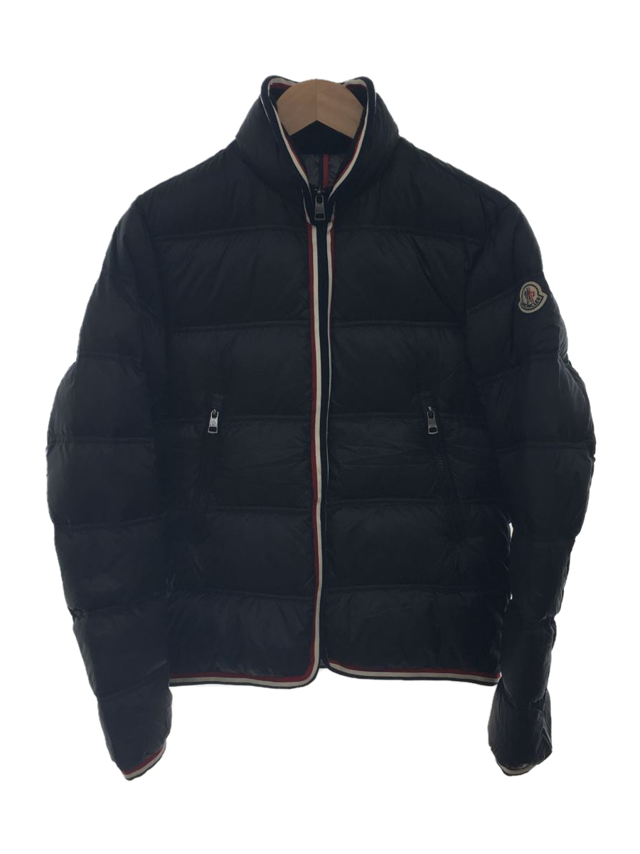 MONCLER◆AMIEZ/ダウンジャケット/0/ナイロン/NVY/A20914133605/リブヨゴレ有_画像1