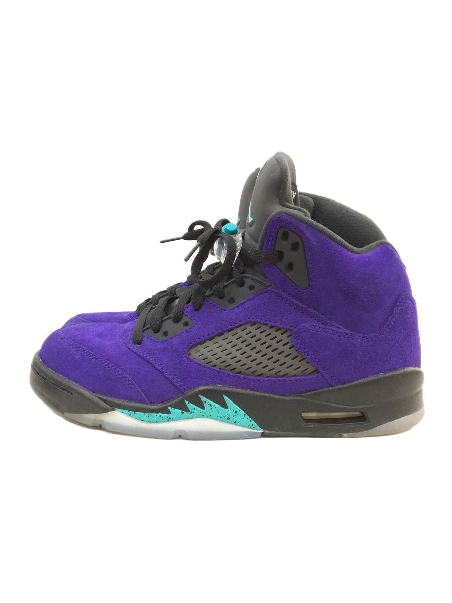 NIKE◆AIR JORDAN 5 RETRO_エアジョーダン 5 レトロ/25cm/PUP/スウェード_画像1