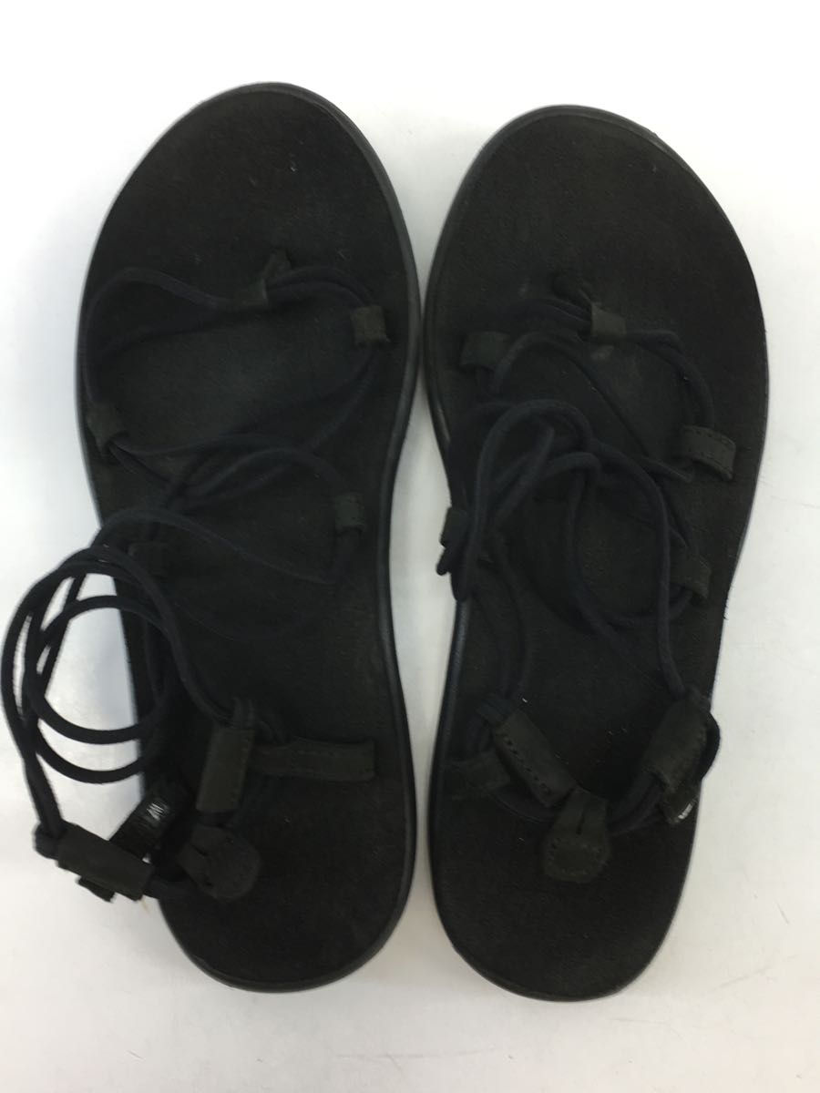 Teva◆レースアップサンダル/-/BLK_画像4