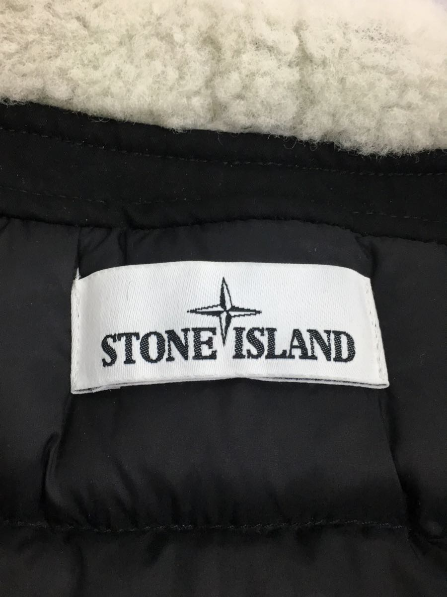 STONE ISLAND◆ストーンアイランド/7115G0448/ダウンベスト/M/BLK/ブラック/DOWN GILET/襟ムートン_画像3