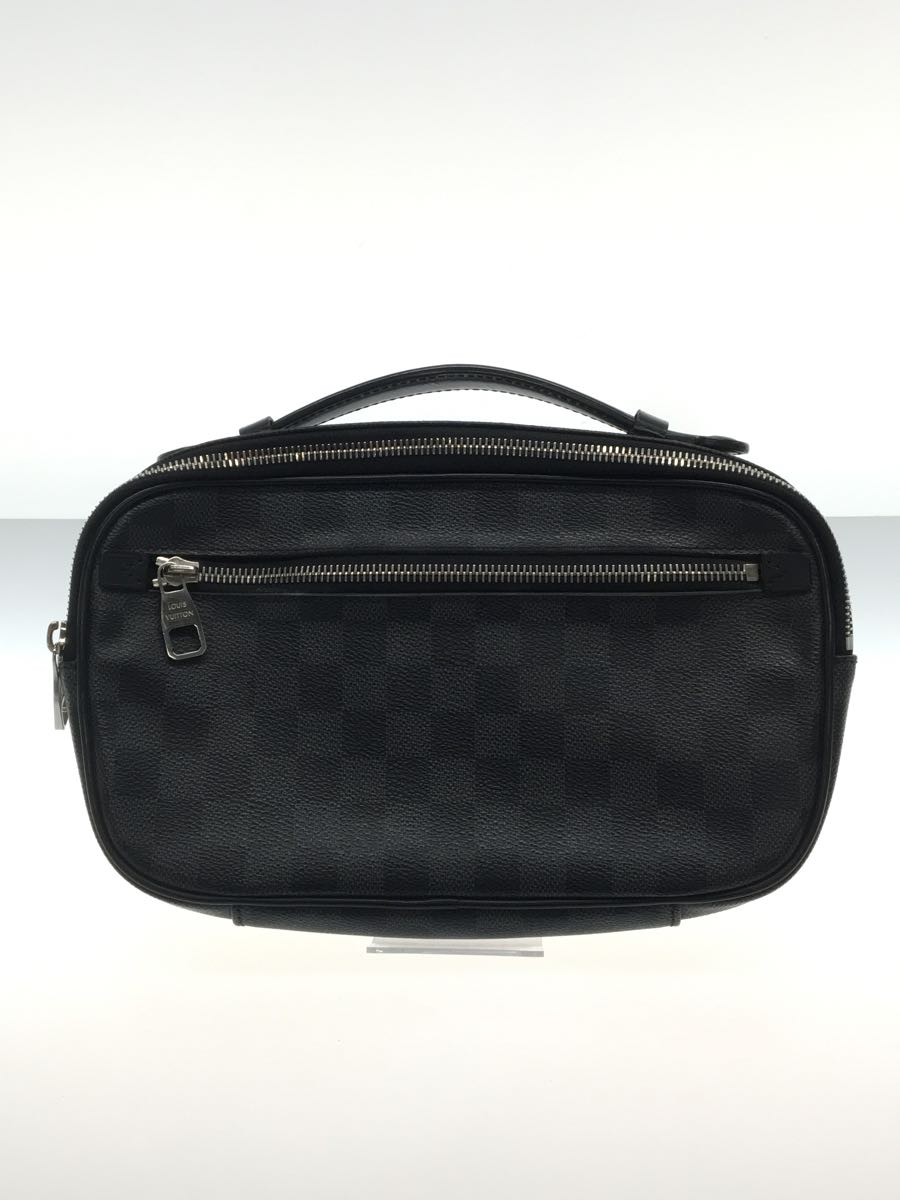 LOUIS VUITTON◇アンブレール_ダミエ・グラフィット_BLK/PVC/BLK cinema.sk