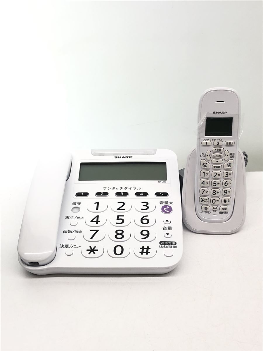 新作商品 SHARP◆19年製 シャープ JD-V38CL デジタルコードレス電話機 電話機一般