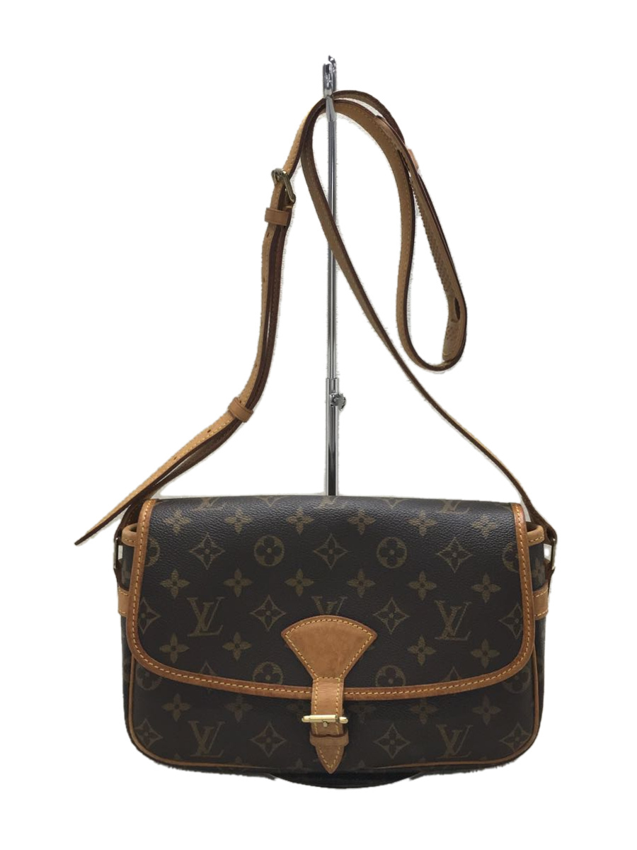 LOUIS VUITTON◇M42250/ソローニュ_モノグラム_BRW/PVC/BRW/SL0024