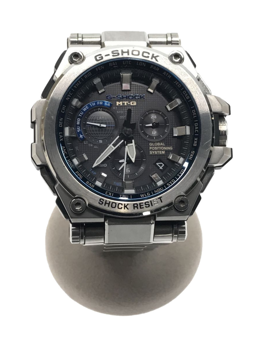 CASIO◇ソーラー腕時計・G-SHOCK/アナログ/ステンレス/MTG-G1000D