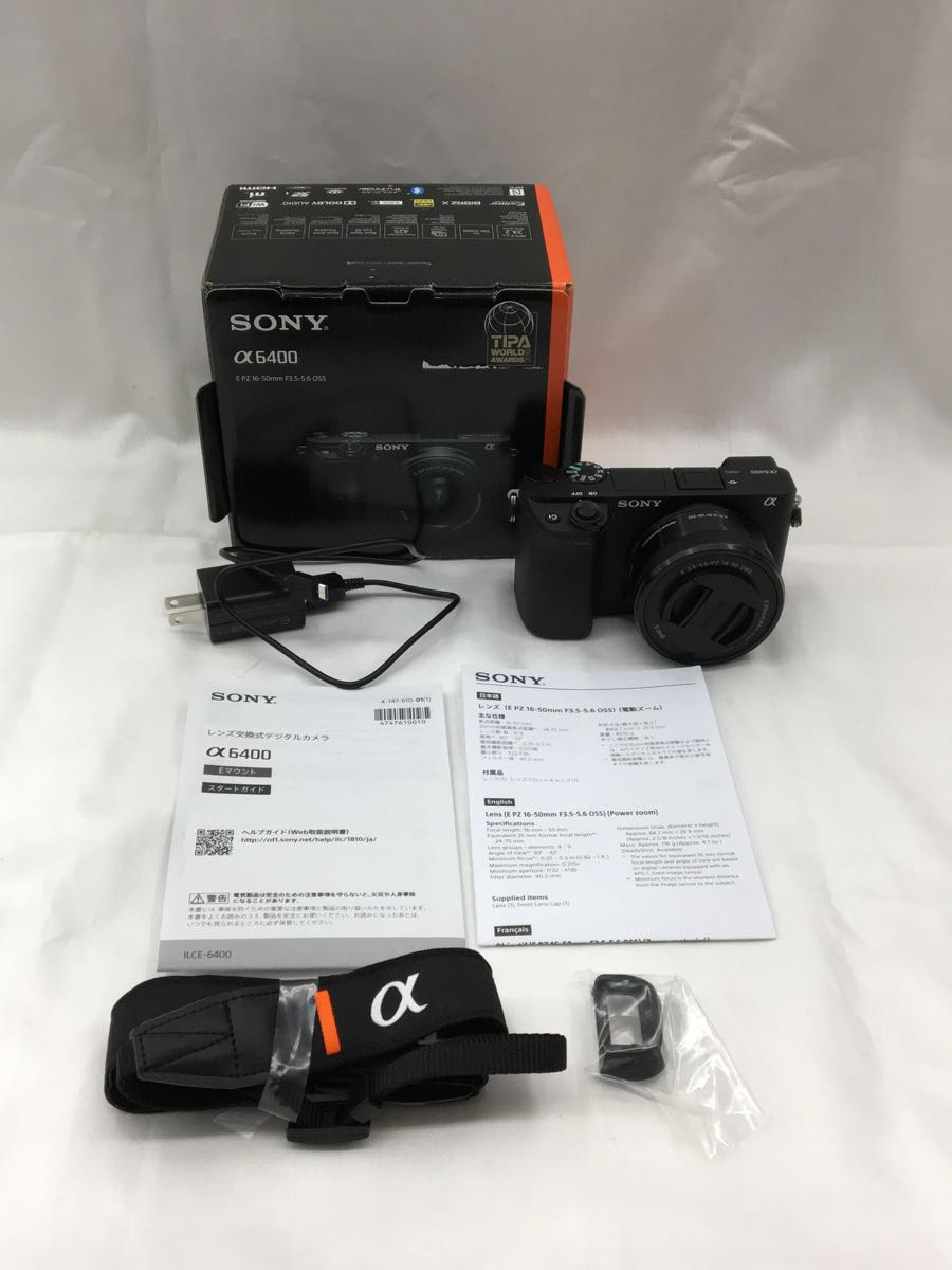 SONY◇デジタル一眼カメラ α6400 ILCE-6400L パワーズームレンズキット